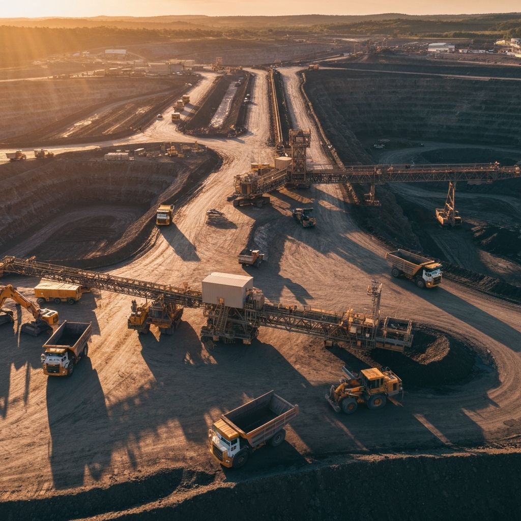 Large-scale mining infrastructure project